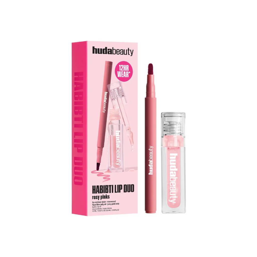 Huda beauty Habibti lip Duo Rosy Pink