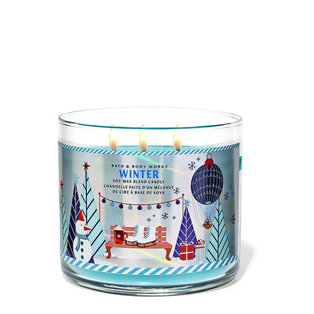 Bath and Body Works Winter Candle 3-Wick