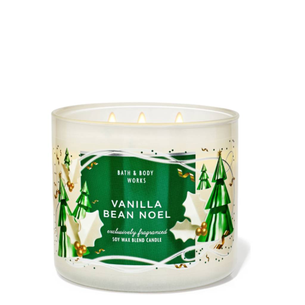 Bath and Body Works Vanilla Bean Noel Candle 411G