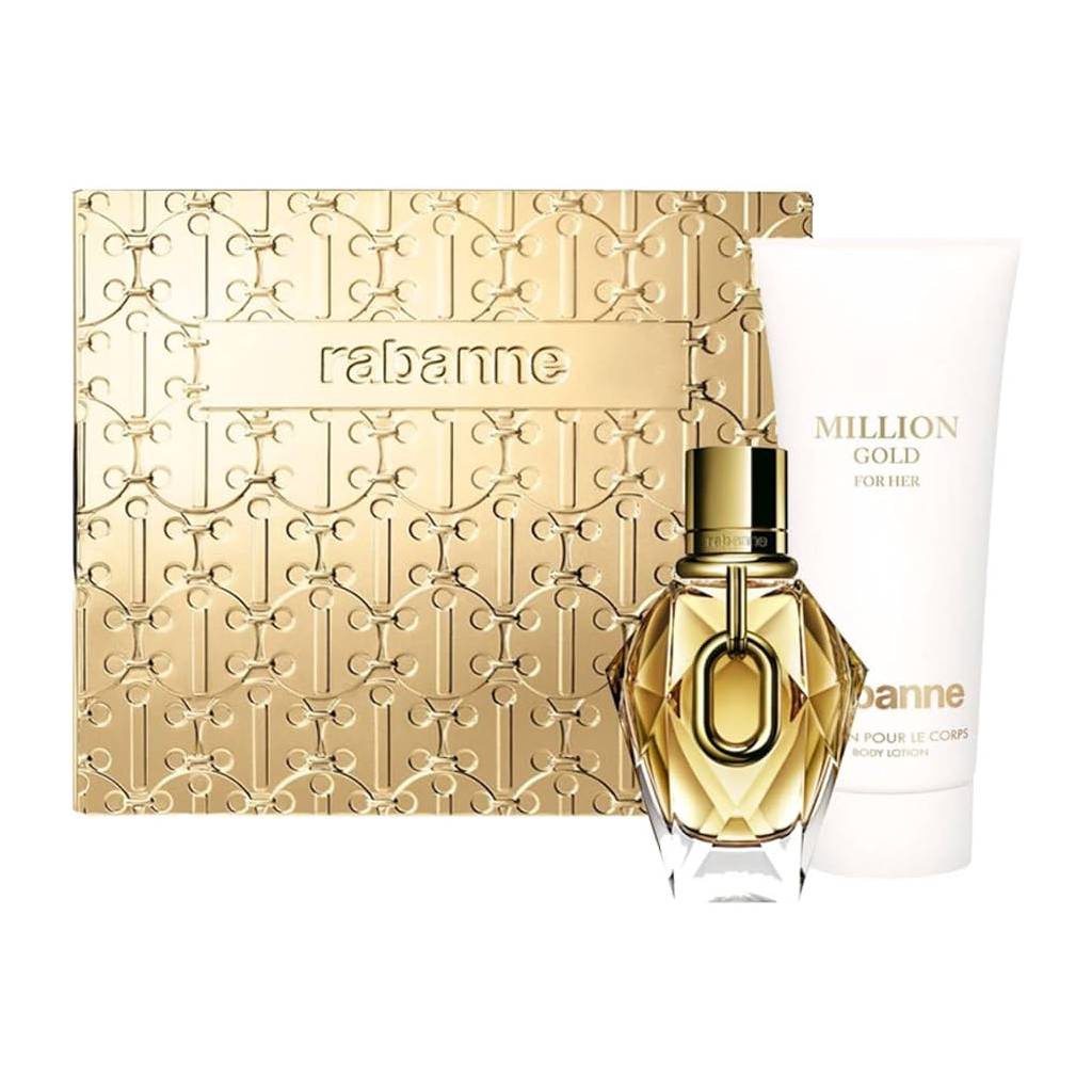 Paco Rabanne Million Gold Edp 50 ML and Body Milk 100 ML Set