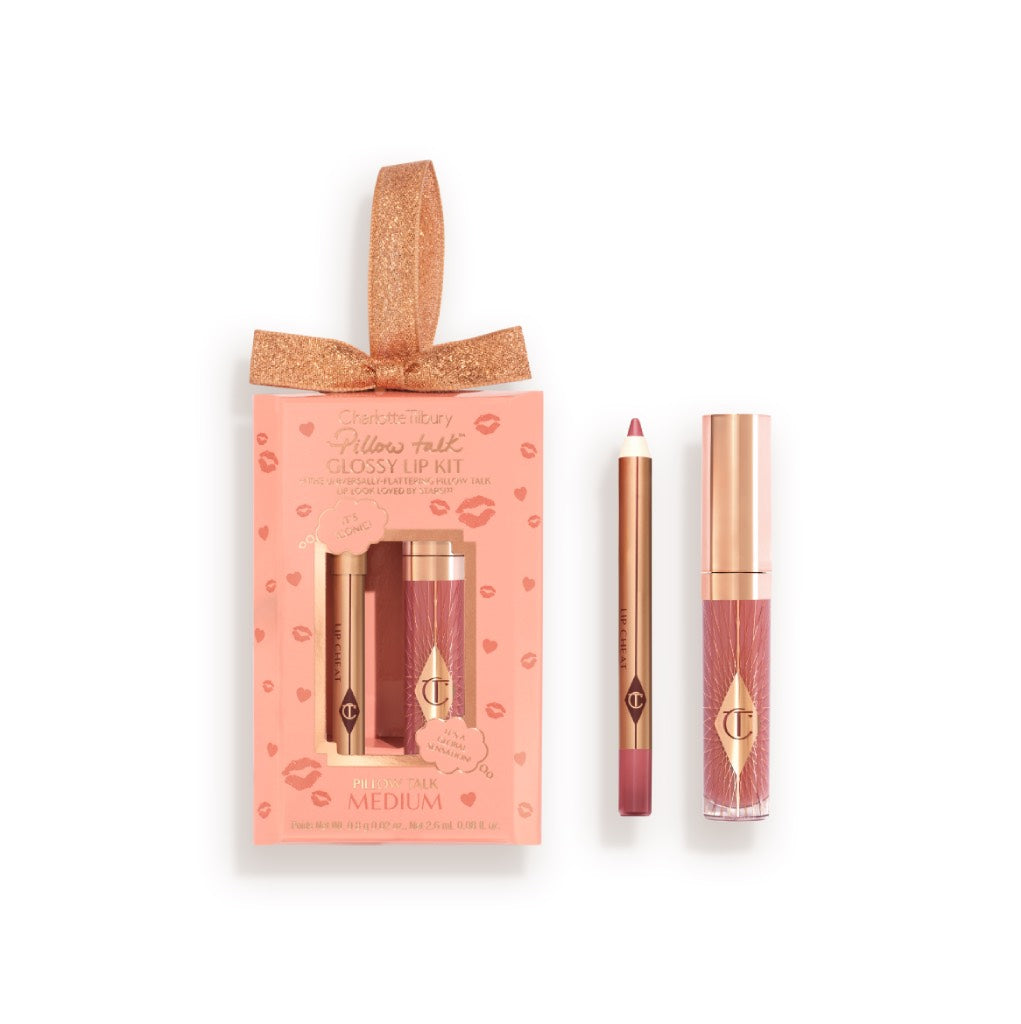 Charlotte Tilbury Gloss Lip Kit Pillow Talk Medium