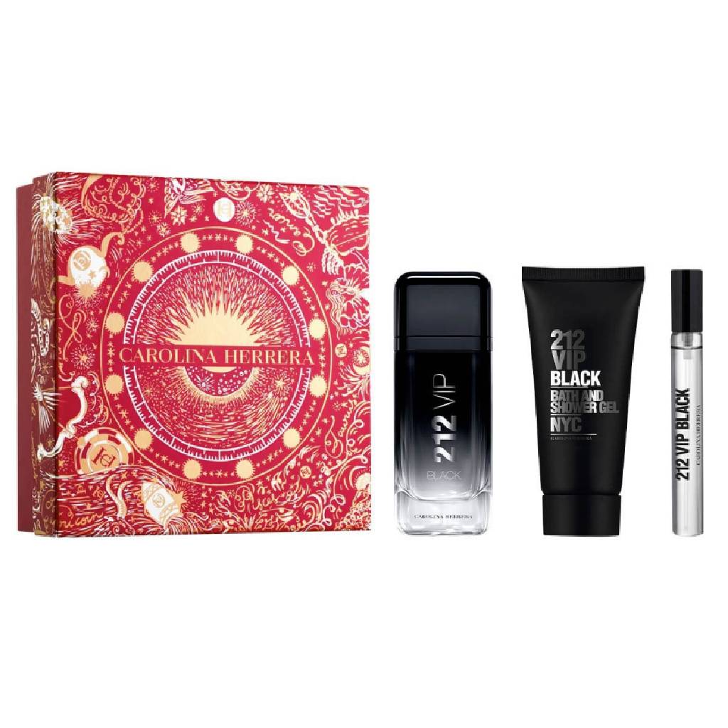Carolina herrera 212 Vip Black (100ML+10ML+50ML)