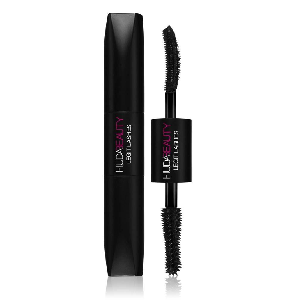 Huda beauty Legit Lashes Double-Ended Volumizing and Lengthening Mascara