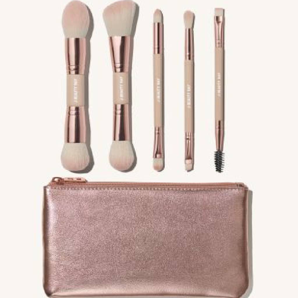 Beauty Bay Rose Glow 5PCS Dual Ended Brush Set