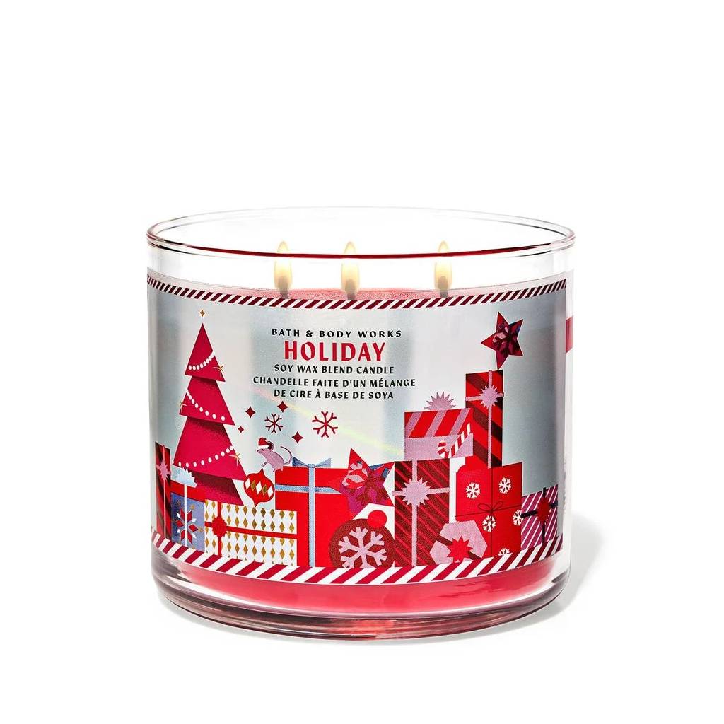 Bath and Body Works Holday Candle 3-Wick