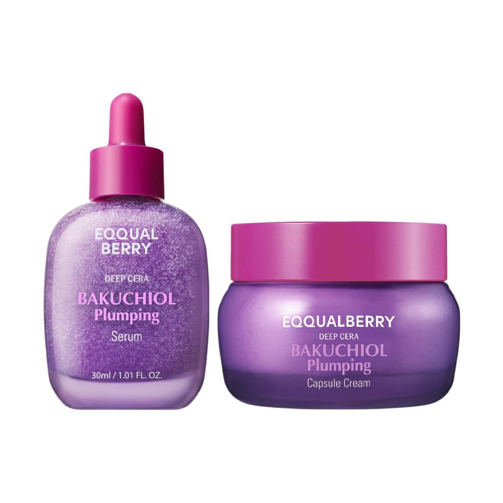 Eqqual Berry Bakuchiol Plumping Cream 50ML+30ML Serum