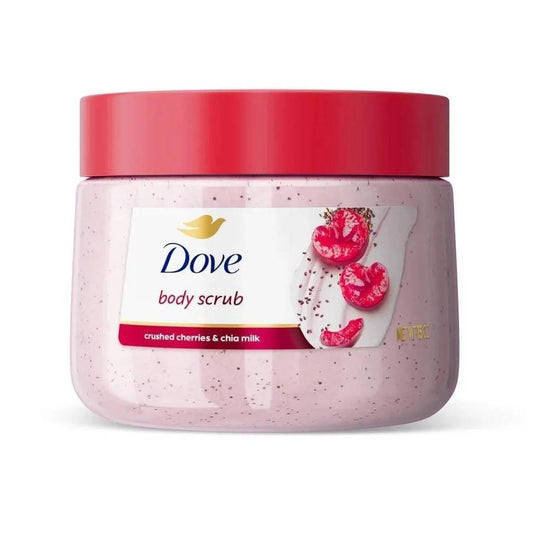 Dove Body Scrub Crushed Cherries & Chia Milk 425G