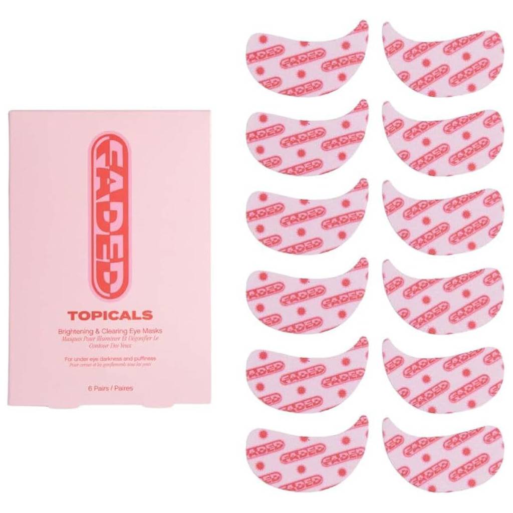 Topicals Faded Brightening Under Eye Masks 6 Pair Set