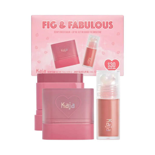 Kaja Fig & Fabulous Dewy Cheek Balm & Lip Oil Set