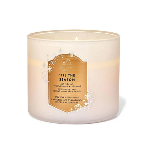 Bath and Body Works Tis The Season Candle 3-Wick