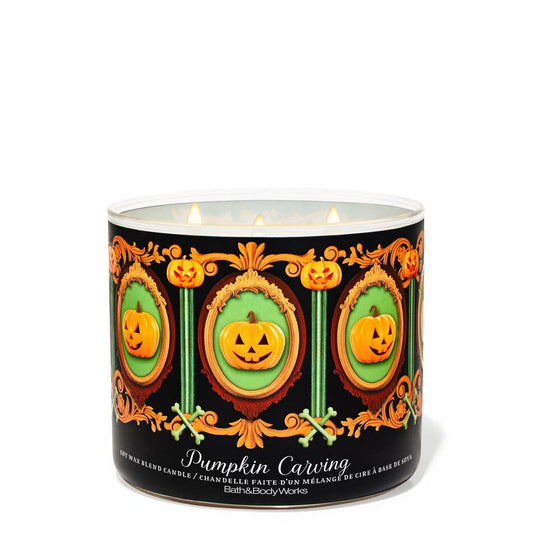 Bath and Body Works Pumpkin Carving Candle 3-Wick