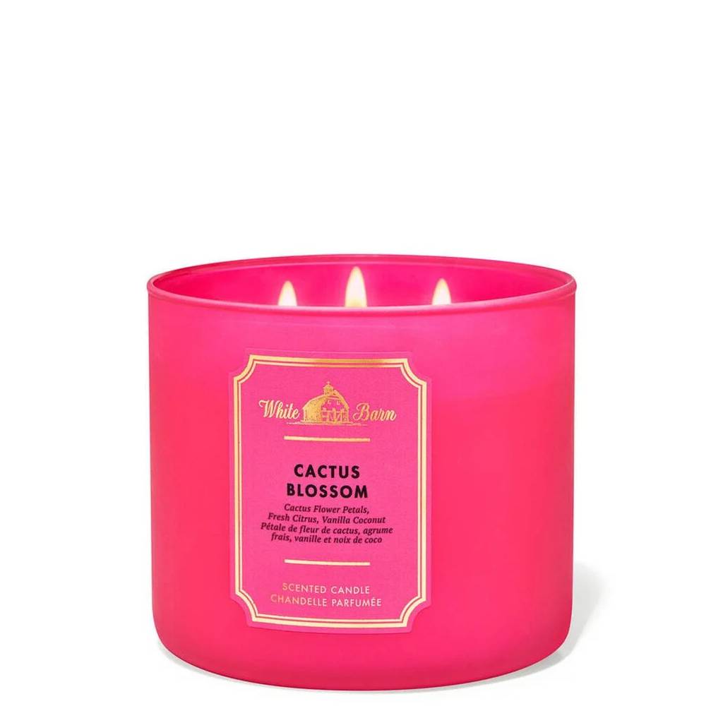 Bath and Body Works Cactus Blossom Candle 3-Wick