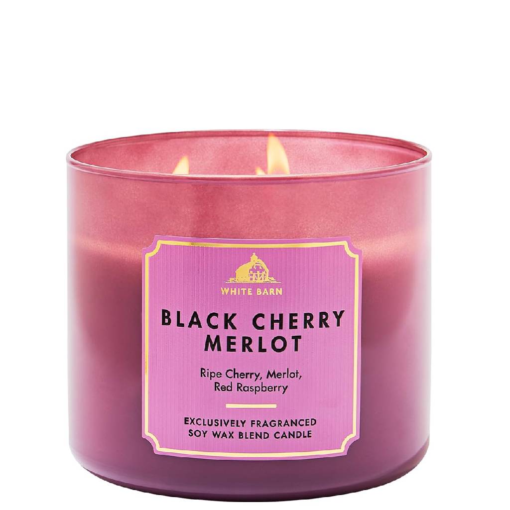 Bath and Body Works Black Cherry Merlot Candle 411G