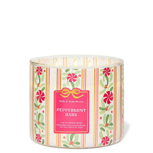Bath and Body Works Peppermint Bark Candle 411G