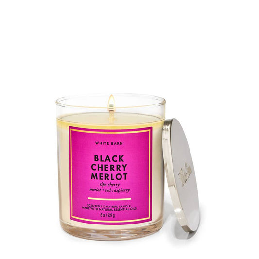 Bath and Body Works Black Cherry Merlot Candle 227G