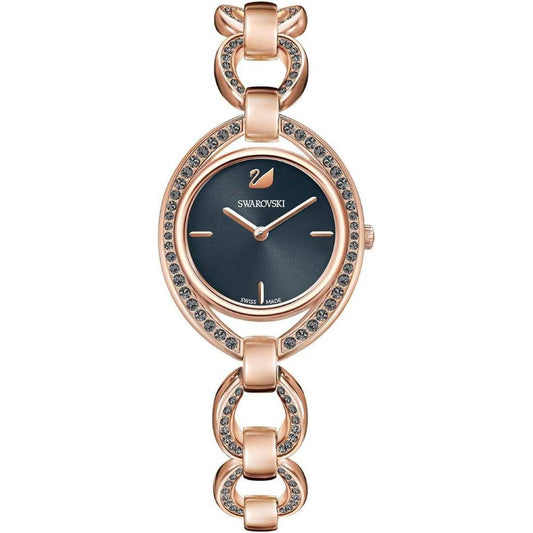 Swarovski Stella Dark Gray Rose Gold Woman Watch