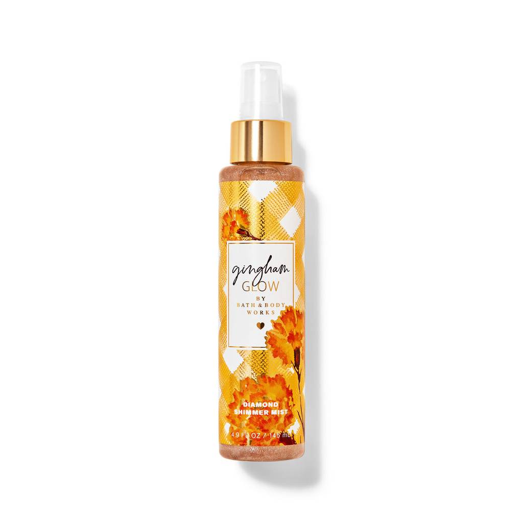 Bath and Body Works Gingham Glow Diamond Shimmer Mist 146ML‏‏