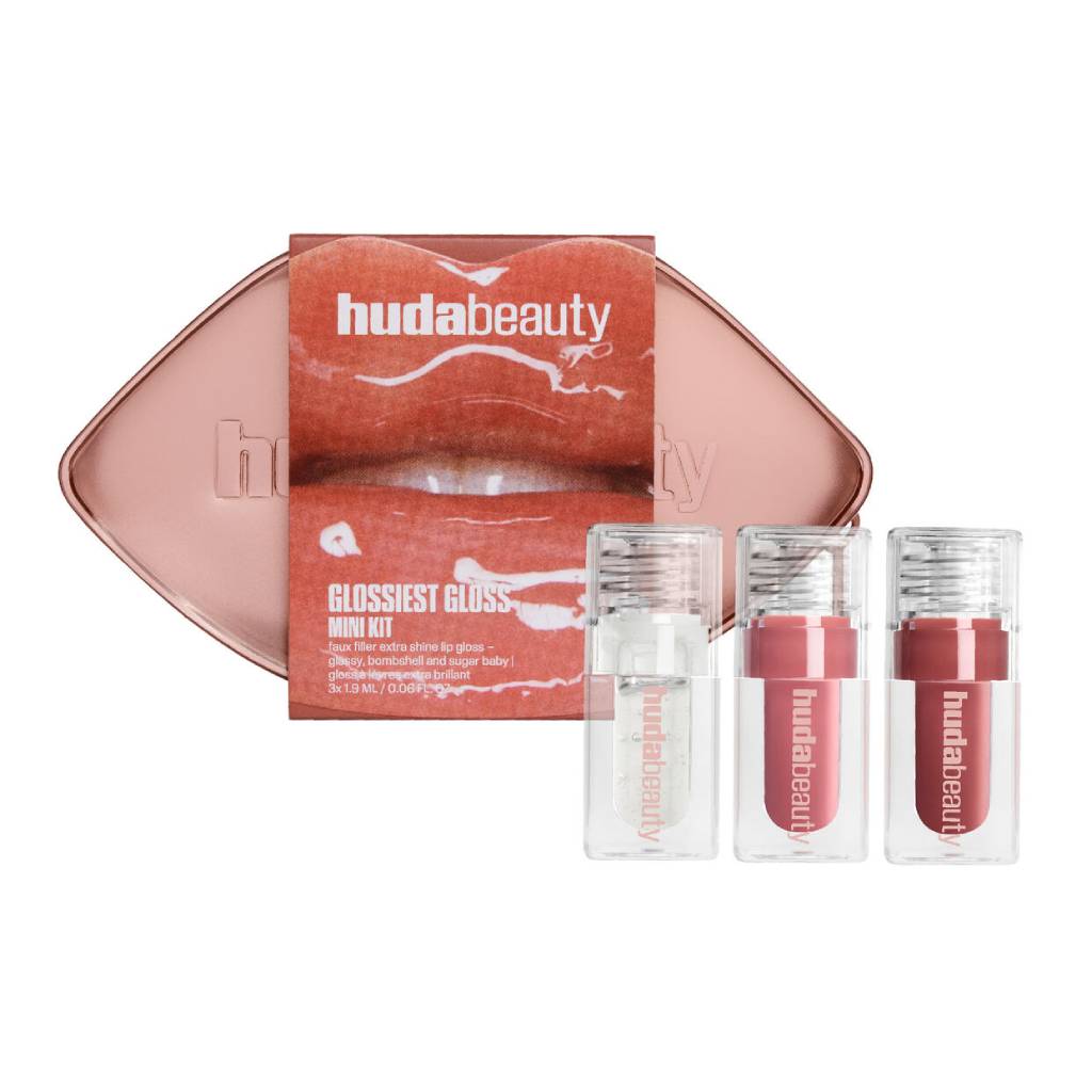 Huda beauty Glossiest Gloss Trio Mini Set